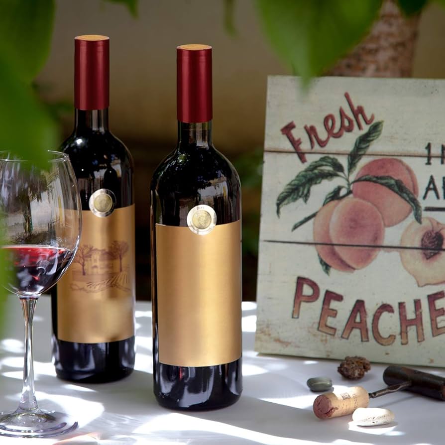 Amazon｜NUOBESTY 100Pcs ワイン ボトル シュリンク カプセル ワイン